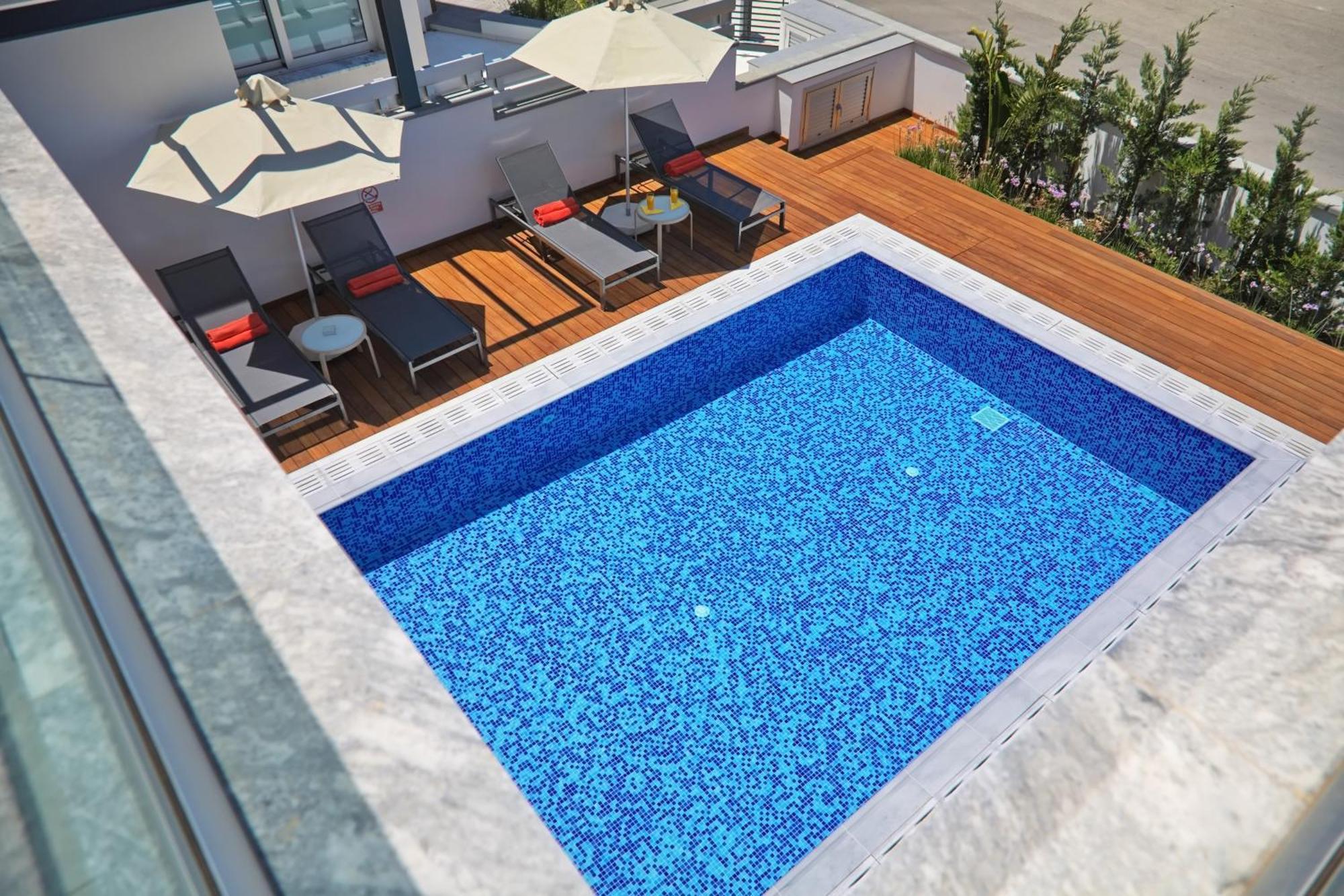 Seaview Luxury Villa Jacuzzi & Pool! 2 Min Beach Protaras Exterior photo